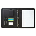 Leatherette Zippered Binder Portfolio